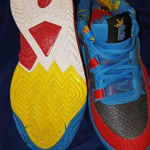 Nike Kids Sneakers in Red, Blue, and Yellow